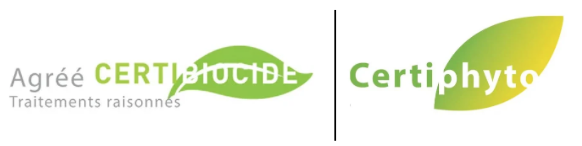 Certifié certiphyto et certibiocide Certifié certiphyto et certibiocide